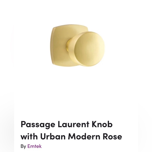 Emtek solid brass door knobs. 11 passage + 3 privacy. 2 3/8 backset. - Picture 2 of 2